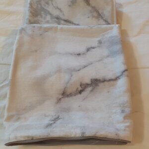 QE Home Pillow Shams - Marble Look King Size 2